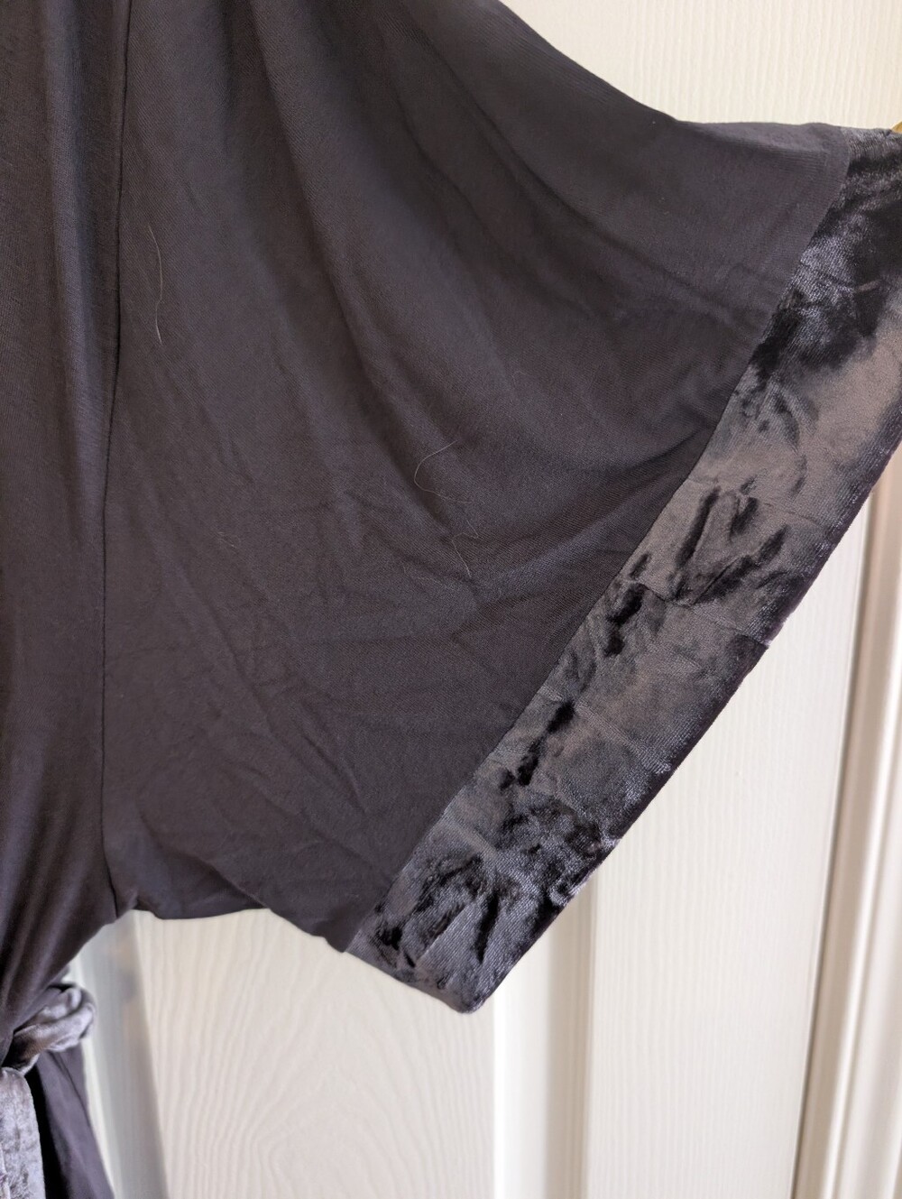 Dark Grey Lingerie Robe - Picture 4 of 4